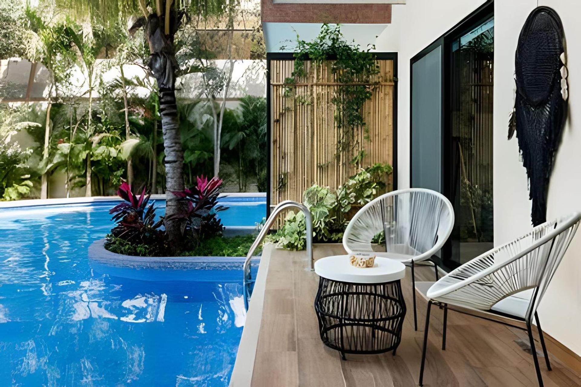 Casa De Lujo Ka'An Maya Acceso Swimup A La Piscina Tulum Exterior foto